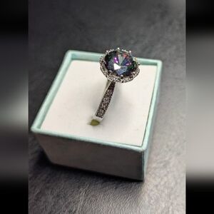 Ladies Mystic Topaz Pave Ring (11)